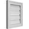 Ekena Millwork Vertical Surface Mount PVC Gable Vent: Functional, w/ 2"W x 1-1/2"P Brickmould Frame, 14"W x 16"H GVPVE14X1602SF - alternate 3
